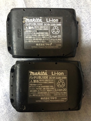 ②マキタ18vインパクトドライバTD148D中古美品オリジナルハウジング
