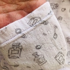 イオントップバリュ あったか　長袖アンダーシャツ　160　ピースフィット　ラベンダーの画像