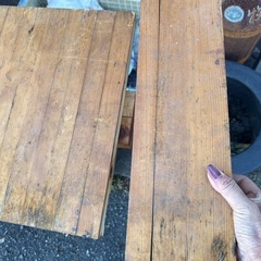 木製テーブルジャンク　　の画像