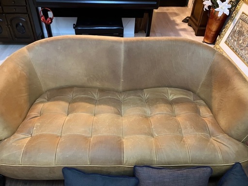 tabu Leather Works / タブレザーワークス OPIAM sofa 2.5P オピアムソファ キャメル 2人掛けソファ