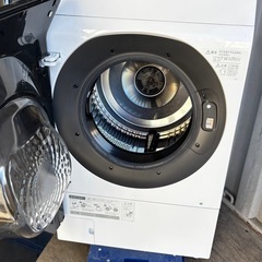 🔥🔥2022年SHARP クリスタルES-W114-SL ドラム式洗濯機乾燥　ヒートポンプユニット乾燥(保証付き) 安心　分解洗浄　設置まで対応　配達無料　 🚚💦　　 の画像