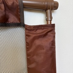 西松屋シンプルフェンスS ブラウン　ベビーフェンスの画像