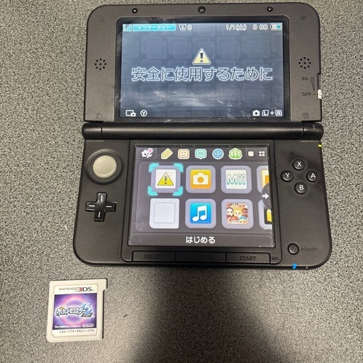 Nintendo3DSll レッドブラック ポケモンムーン付き