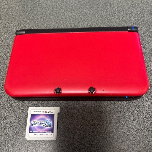 Nintendo3DSll レッドブラック ポケモンムーン付き