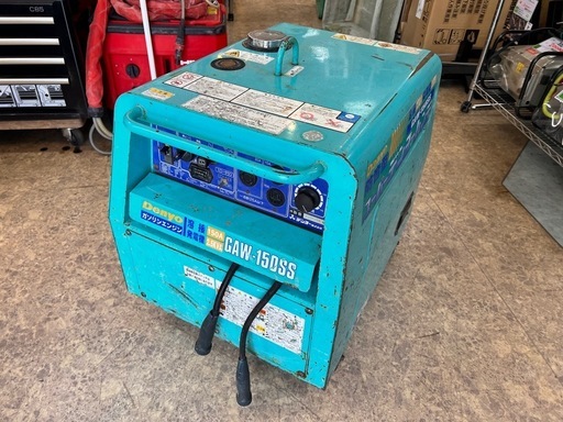 【ジャンク】　デンヨー DENYO 発電機 溶接機 エンジン ヴェルダー GAW-150SS 溶接 電動工具 【11137197】