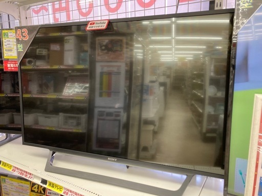 ?SONY ソニー?43型液晶テレビ?YouTube対応?Netflix対応?外付けHDDで裏番組録画?2018年製?KJ-43W73