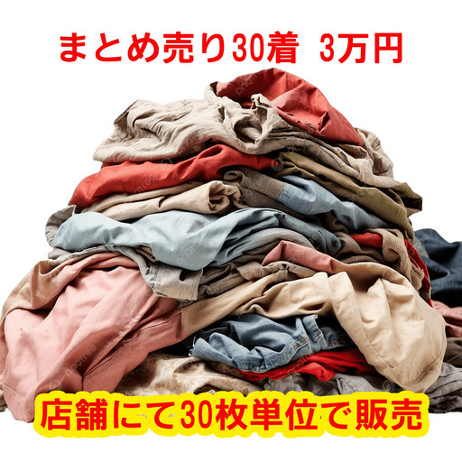 古着ロット30着 3万円｜業者・副業向け｜城野引取限定