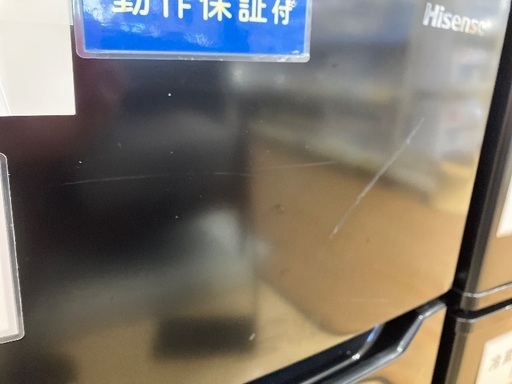 【半年間動作保証付き】Hi sense 2ドア冷蔵庫　HR-B9501B 2022年製　93L ｷｽﾞ•ﾍｺﾐ有
