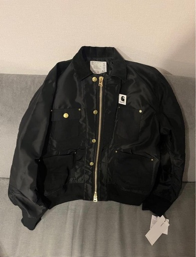 sacai x Carhartt WIP Nylon Twill 黒 サイズ2