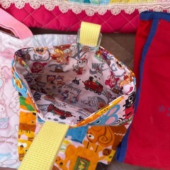 保育園バック　上履き入れ　の画像