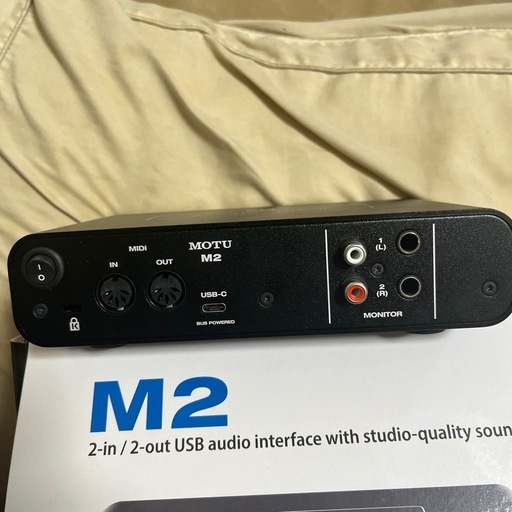 MOTU M2 USB-C オーディオインターフェイス