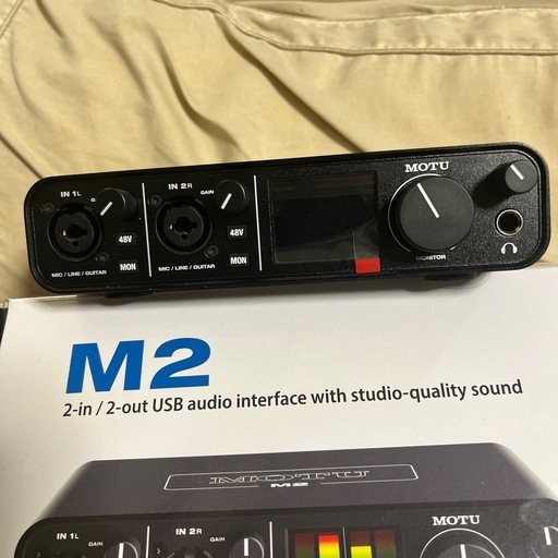 MOTU M2 USB-C オーディオインターフェイス