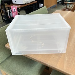 今2602-1093 無印良品 収納ケース 引出式 大 コロ無し キズ汚れ有りの画像