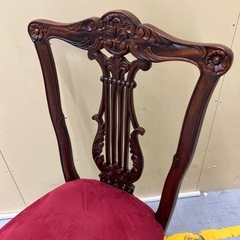 【トレファク神戸南店】アンティークチェアー　マホガニー材　です‼︎【取りに来られる方限定】の画像