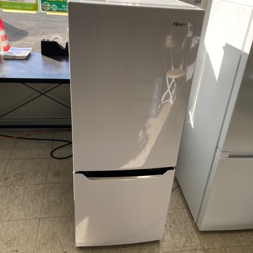 【ジモティー割引で最大15％OFF⭐️】2021年製　Hisense　冷蔵庫　HR-D15C　白