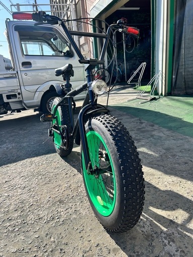 No.667 ＢＭＸハンドル仕様【ＢＭＸビーチクルーザー20インチ】FATBIKEＢＭＸファットバイク モンスターフット変速ギヤ付
