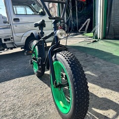 No.667 ＢＭＸハンドル仕様【ＢＭＸビーチクルーザー20インチ】FATBIKEＢＭＸファットバイク モンスターフット変速ギヤ付の画像