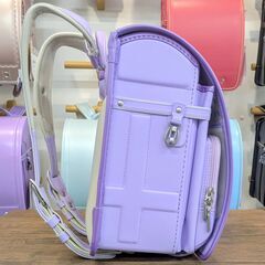 【ランドセル専門店のランドセル】早い者勝ち🎒展示のみ使用◎女の子向けラベンダー×パープルのランドセル 2万円台の画像