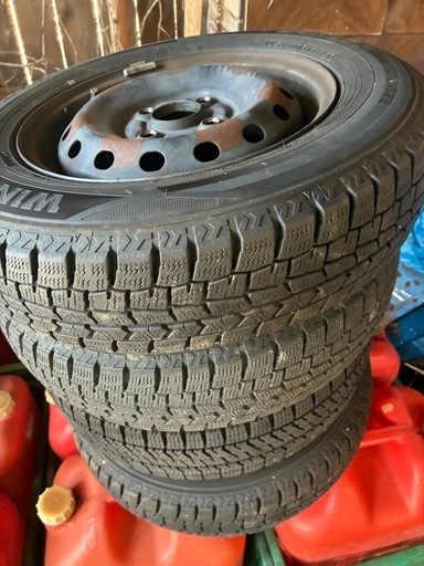 スタッドレスホイール付き145/80/13