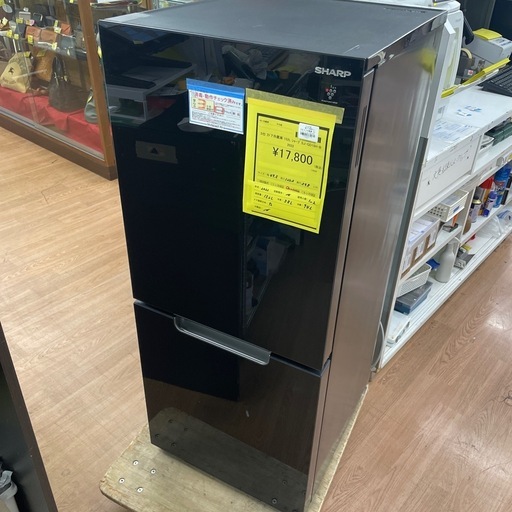 ☆ドリーム荒牧店☆ジモティー割引有☆【クリーニング済み】シャープ/2ドア冷蔵庫/SJ-GD15H-B/152L/2022年製/中古品