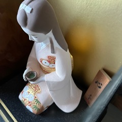 日本人形　茶道　着物の画像