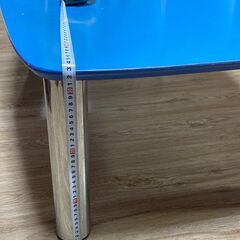 【中古】テーブル（青）の画像