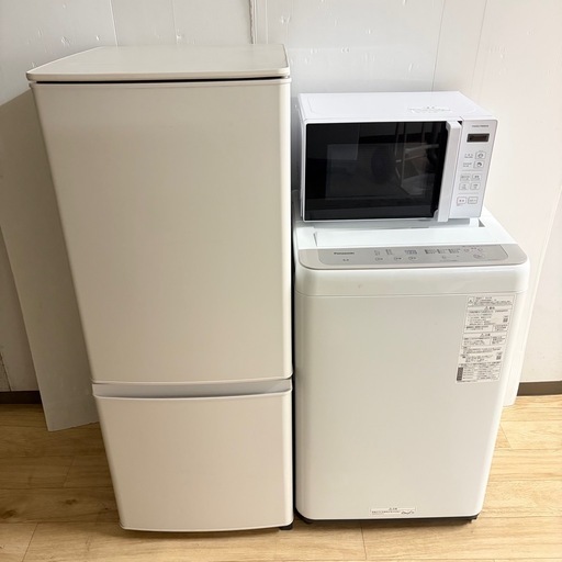 パナソニックと三菱電機の1人暮らし家電セット❗️大阪、大阪近郊配送と設置無料②