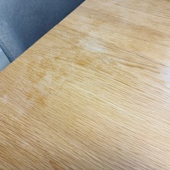 木製ダイニングテーブル 2人用 伸縮型の画像