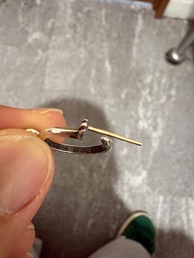 クロムハーツ ピアス 片耳 キャッチなし