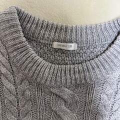 グレーニット　セーター　Lサイズの画像