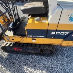 小松PC07 ユンボの画像