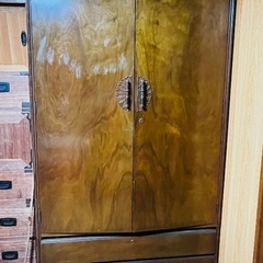 【あげます】アンティーク　ヴィンテージ家具　収納　クローゼットの画像