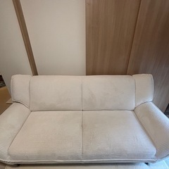 ニトリ　3人掛けソファ 布張りタイプ (MB03 IV)の画像