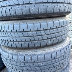 決まり14インチホイールタイヤセットの画像