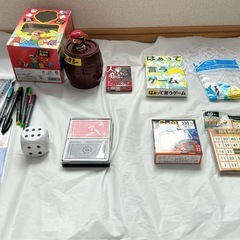 ゲームグッズまとめ(黒ひげ危機一発ジュニア／はぁって言うゲーム／ビンゴ／トランプ等)の画像