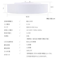 シーリングライトの画像