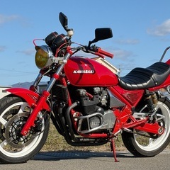 ゼファー400 実働 即乗り 赤フレーム×白ホイ ワルツ機械 赤ソリ ゼファーχの画像