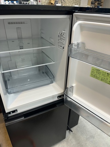 【美品/2022年製】シャープ 冷蔵庫 152L（SJ-D15J-H）どっちもドア 