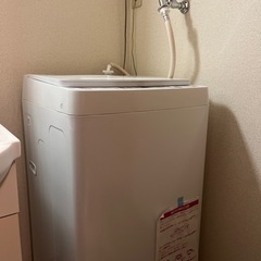 【1000円】Hisense 5.5kg 洗濯機 HW-55E2W 2年使用の画像