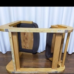 弘益 スレッドチェア バランスチェア SLED-1 姿勢矯正 ダークブラウンの画像