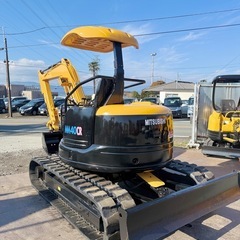 三菱　ミニユンボ　MM40CR  油圧ショベル　　倍速付き　操作パターン切り替え可能　　ゴムキャタ　 4tクラス　全国陸送可能 の画像