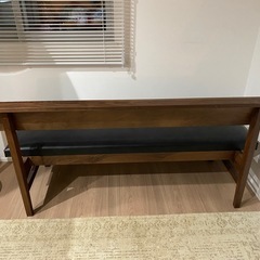 REIKI2(レイキ2)LD150ベンチ(背もたれ付き)/オーク材/ウォールナット材/日本製/関家具/NiPPONAIRE/ニッポネアの画像