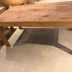古材ダイニングテーブル 160cm｜美品・4台｜1台44,000円の画像
