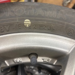 2023年製　スタッドレス　アルミセット　14インチ　軽自動車155/65r14の画像