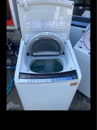 NO B588?福岡市内配送設置無料✨?HITACHI(日立) 9.0/kg洗濯機 ✨乾燥5kg BW-DV90AE4