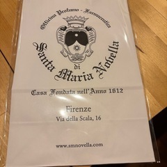 サンタマリアノヴェッラ　ギフトBOX・ショッパーの画像