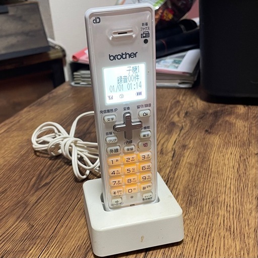 値下【増設子機】ブラザー Brother コードレス電話 BCL-D120K-WH (D