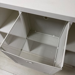 IKEA・シェルフユニット・KALLAX・収納ボックス付きの画像