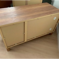 【交渉成立】天然木風テレビ台　北欧　ナチュラル　シンプルの画像