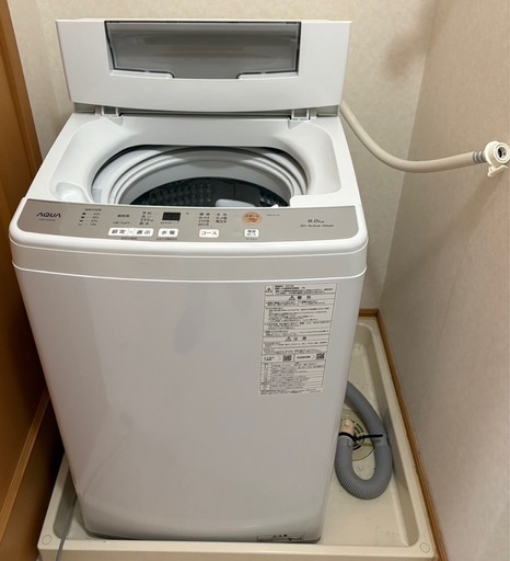 AQUA（アクア） 全自動洗濯機　6kg    2023年製